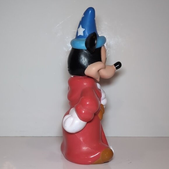Vintage 1990s Disney Bubble Bath Bottle Mickey Mouse Fantasia Sorcerer EMPTY - Picture 5 of 13